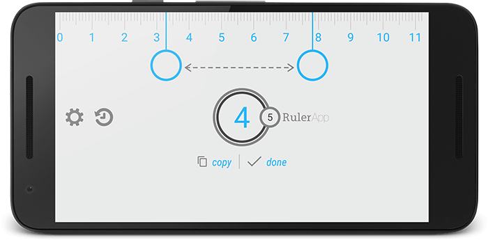 android ruler phone measure